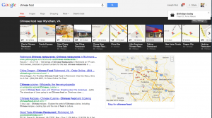 Google Carousel screen shot showing new features.